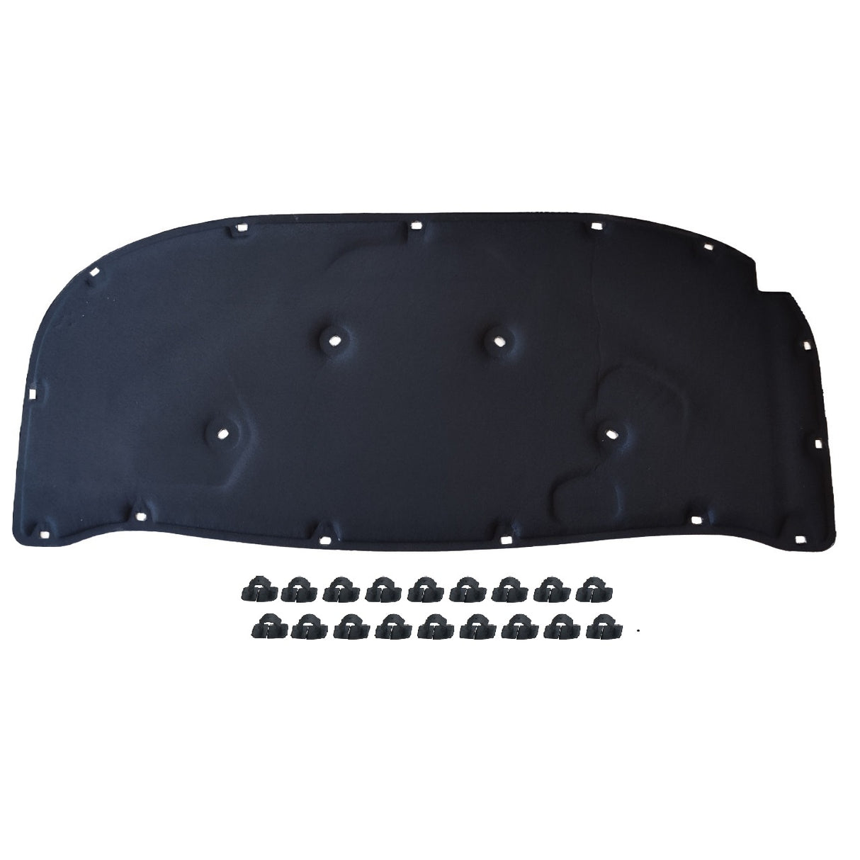 GEPCO Motorhaubendämmung Dämmmatte Motorhaube für AUDI A6 C5 1997-2005 mit Clips