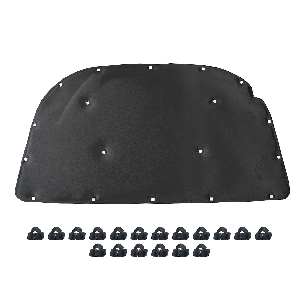 GEPCO Motorhaubendämmung Dämmmatte mit Clips für AUDI A6 C6 2004-2011 4F0863825