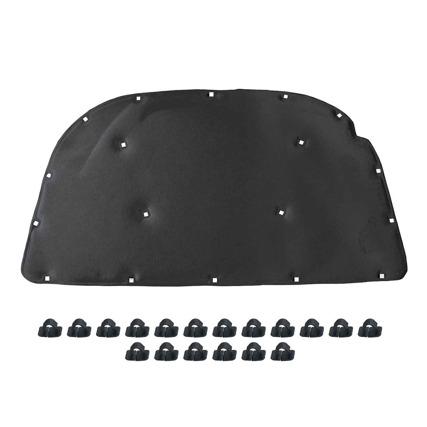 GEPCO Motorhaubendämmung Dämmmatte mit Clips für AUDI A6 C6 2004-2011 4F0863825