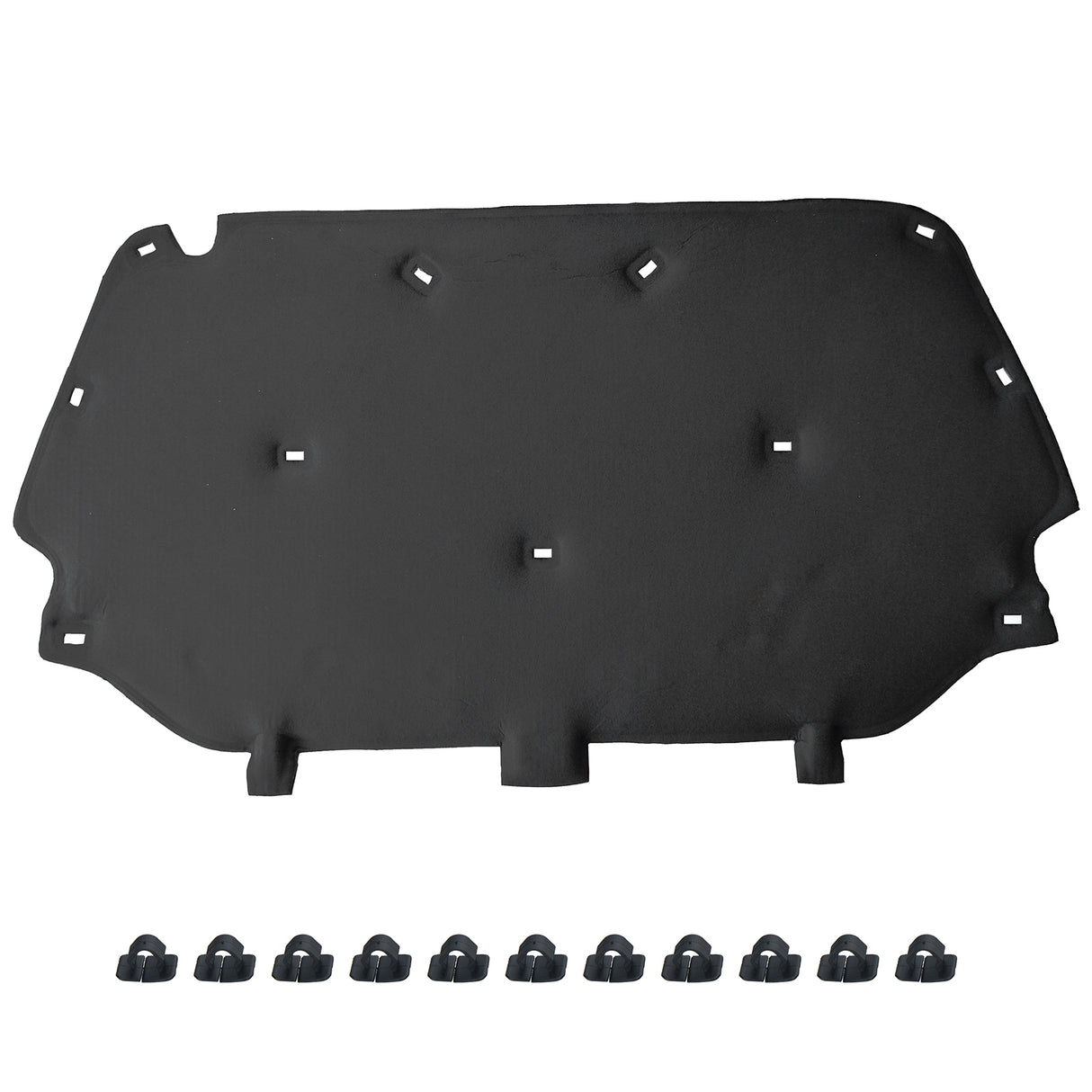 GEPCO Motorhaubendämmung Dämmmatte für FORD FOCUS MK4 ab 2018 mit Clips