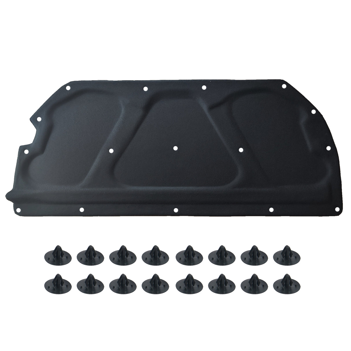 GEPCO Motorhaubendämmung Dämmmatte für KIA SPORTAGE II JE 2004-2010 mit Clips