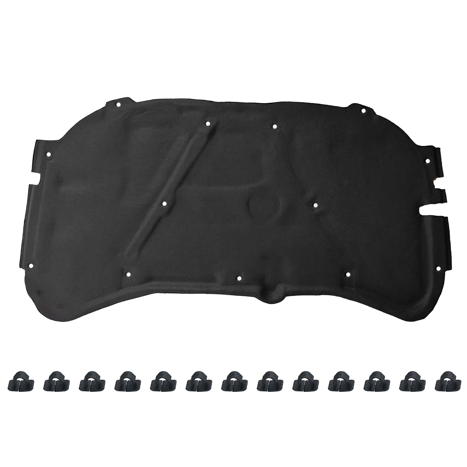 GEPCO Motorhaubendämmung Dämmmatte für VW GOLF IV 1997-2006 Bora 1998-2005 Clips