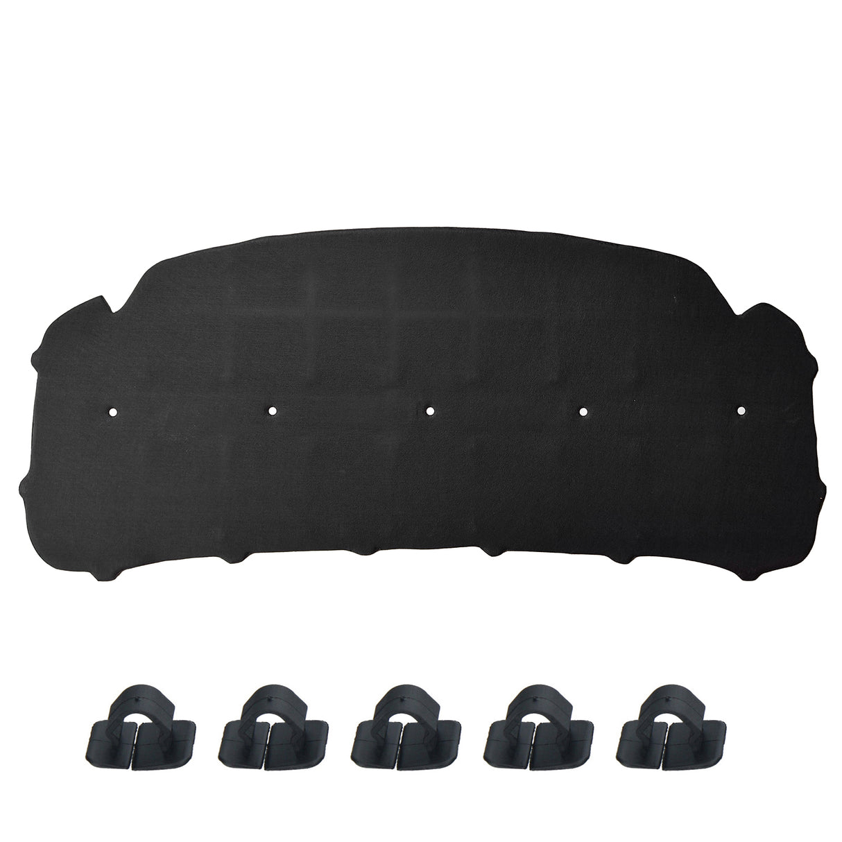 GEPCO Motorhaubendämmung Dämmmatte für VW Caddy III 3 Touran 1T2 mit Clips