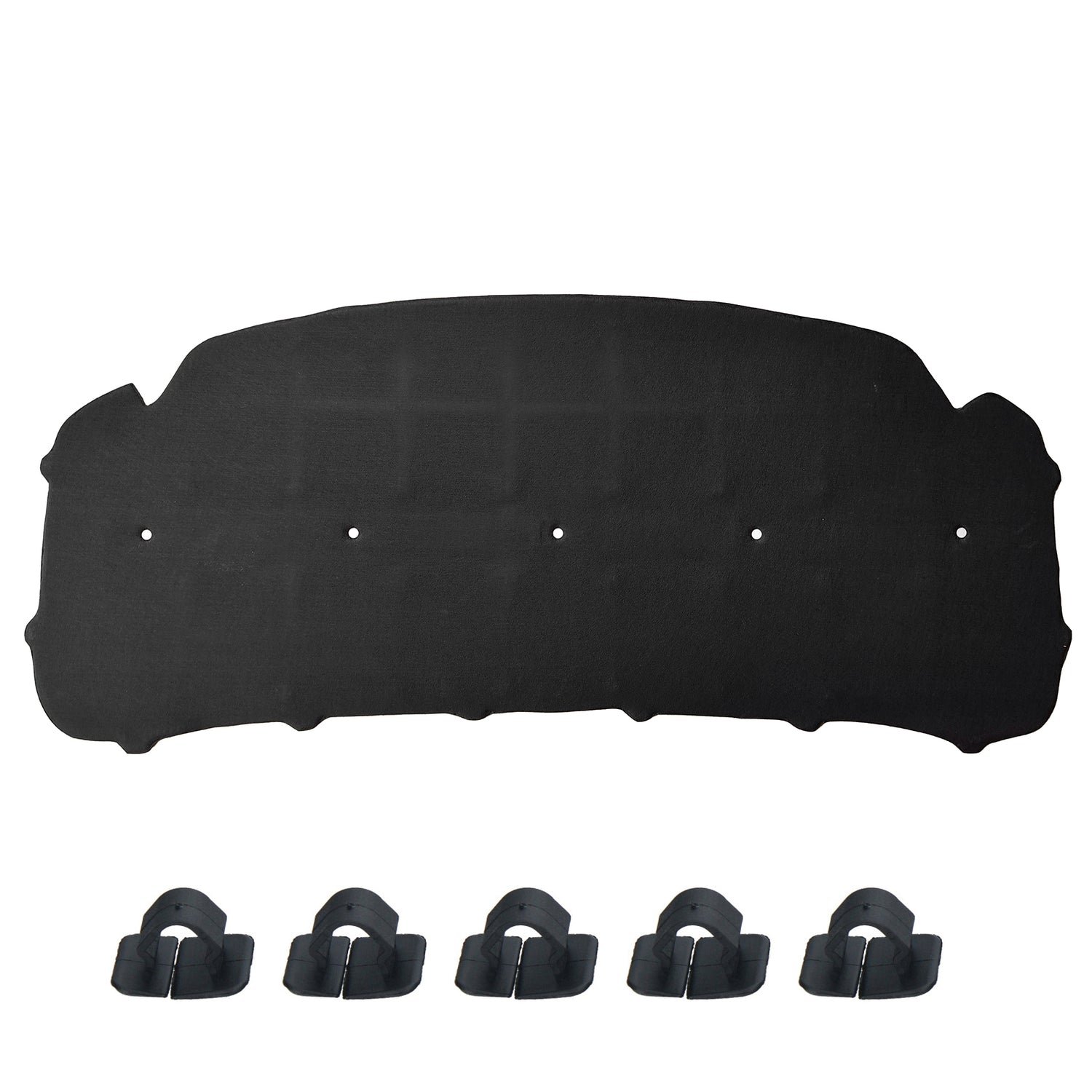 GEPCO Motorhaubendämmung Dämmmatte für VW Caddy III 3 Touran 1T2 mit Clips