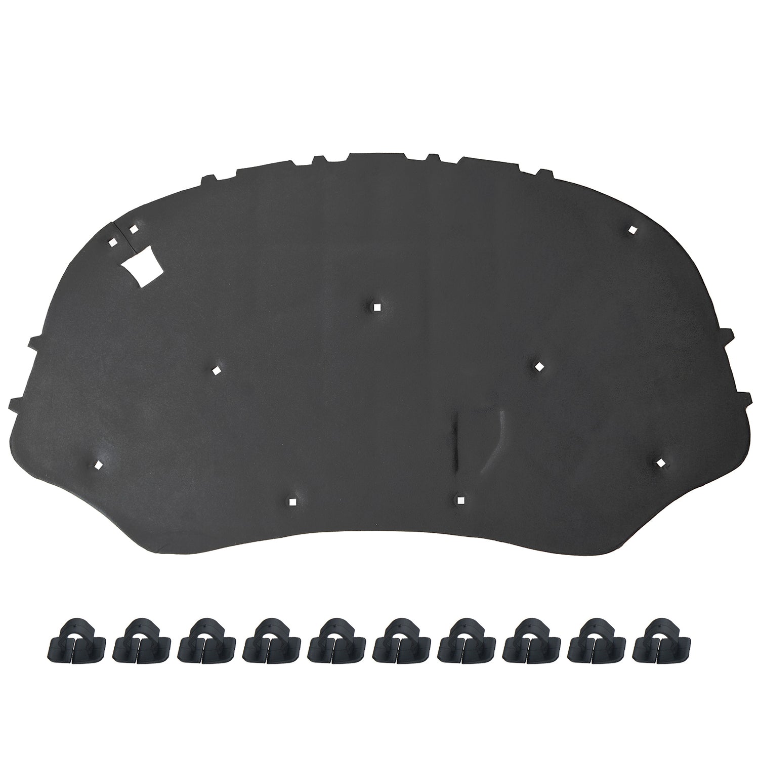 GEPCO Motorhaubendämmung Dämmmatte für VW PASSAT B6 2005-2010 mit Clips