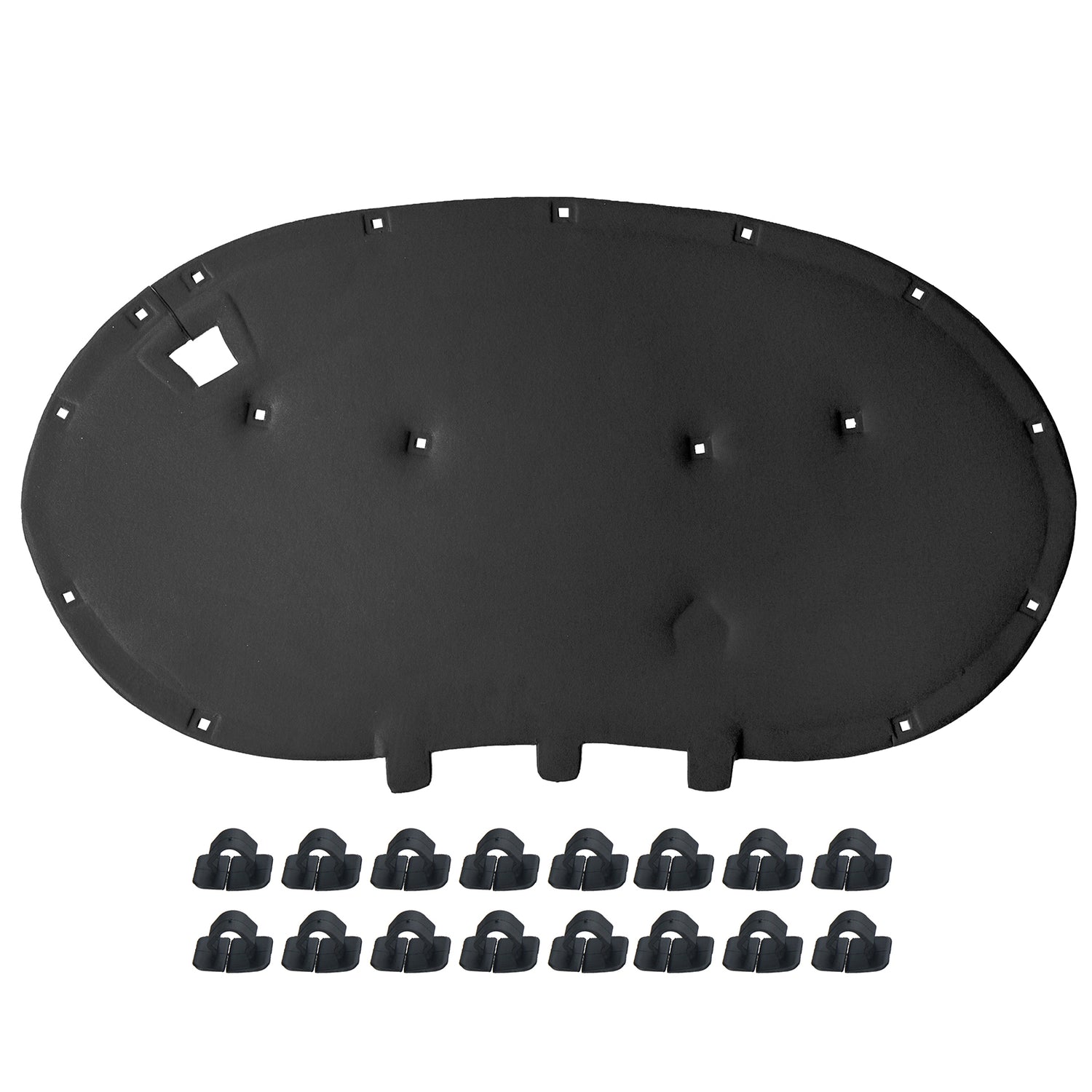 GEPCO Motorhaubendämmung Dämmmatte für VW PASSAT B7 2010-2015 mit Clips