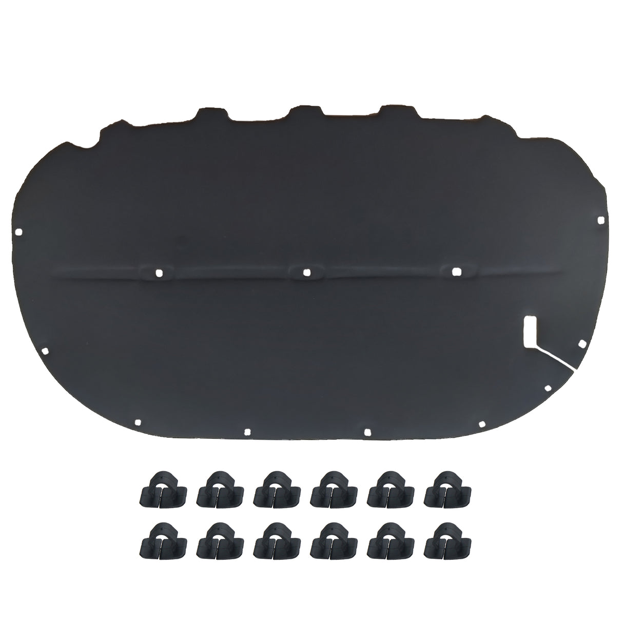 GEPCO Motorhaubendämmung Dämmmatte + Clips für VW PASSAT B8 3G 2014-22 3G0863831