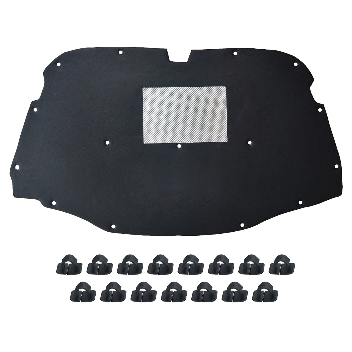 GEPCO Motorhaubendämmung Dämmmatte für VW TOUAREG I 7L 2002-2010 mit Clips