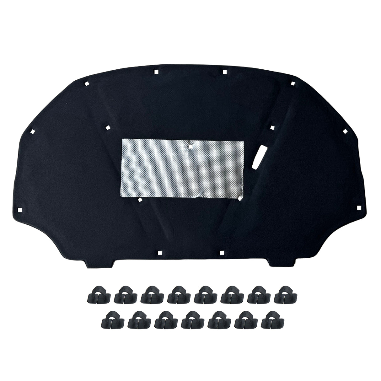 GEPCO Motorhaubendämmung Dämmmatte mit Clips für VW JETTA VI A6 MK6 2010-2018