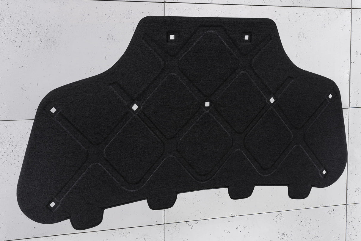 Motorhaubendämmung Dämmmatte für PORSCHE CAYENNE 9Y0 2018+ 9Y0863831A mit Clips