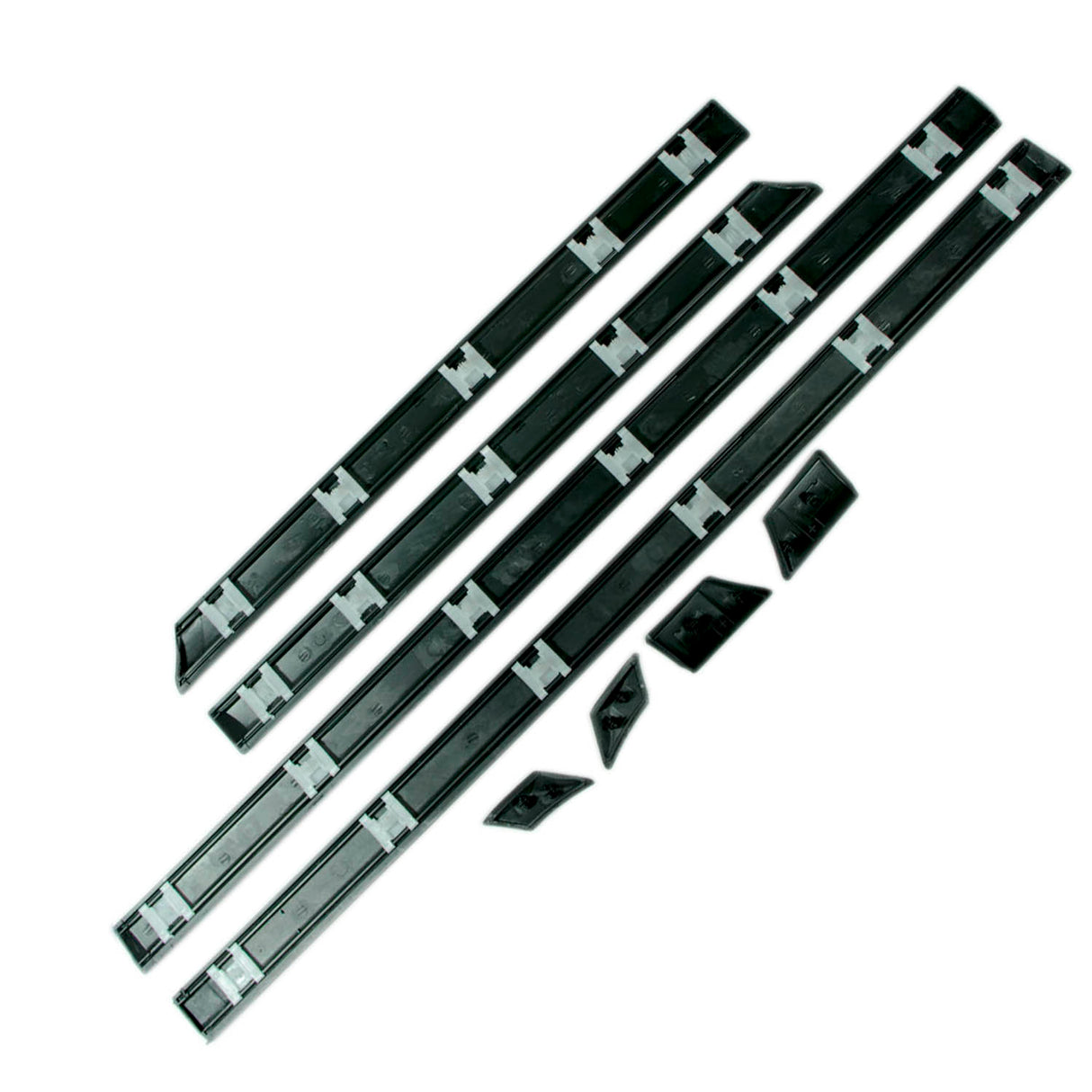 VW Golf 3 Zierleisten Türleisten (2/3) - Detailansicht, schwarz.