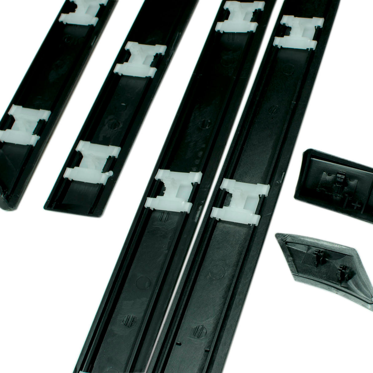 VW Golf 3 Zierleisten Türleisten (3/3) - Detailansicht, schwarz.