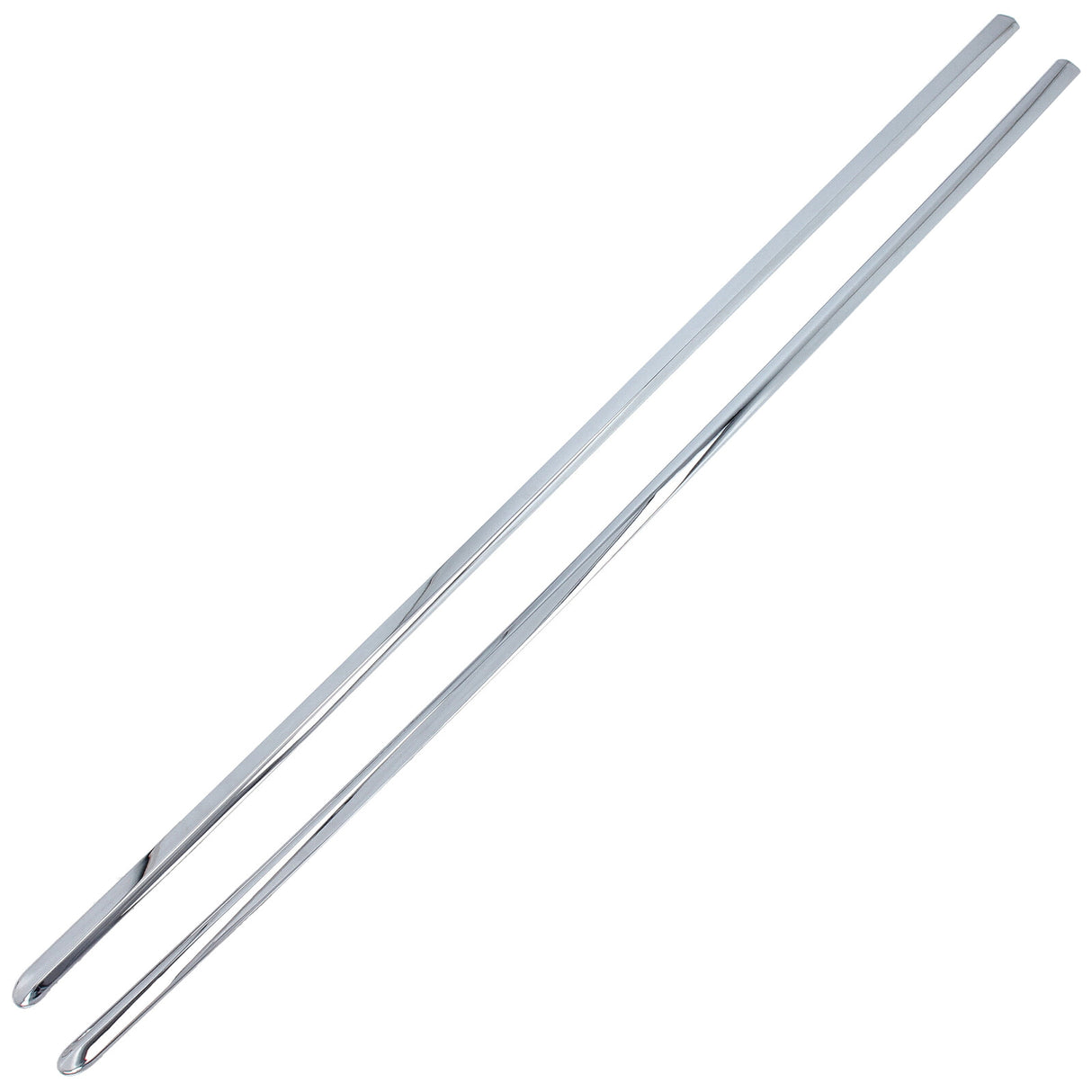 GEPCO ZIERLEISTEN set for Volkswagen Passat B6, front and rear door trim strips, chrome finish.