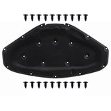 BMW F-Series Engine Hood Insulation Mat with Mounting Clips - OEM Replacement 51487221993 - Full View
