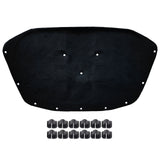 GEPCO engine hood insulation mat for Skoda Octavia II with pre-drilled mounting holes, top view