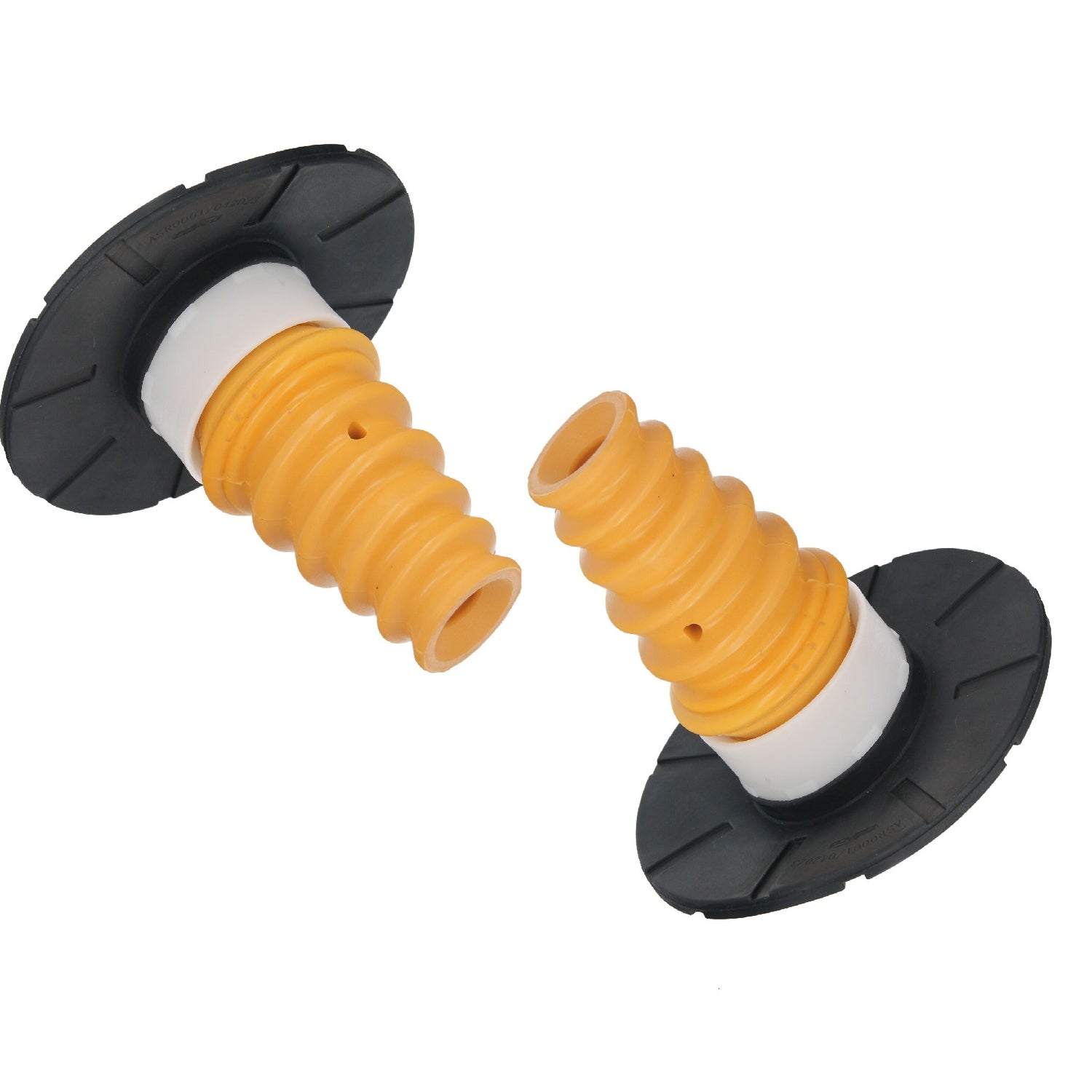 Set of two additional rear axle springs for Mercedes-Benz Vito W447. Full product view, left and right springs included.