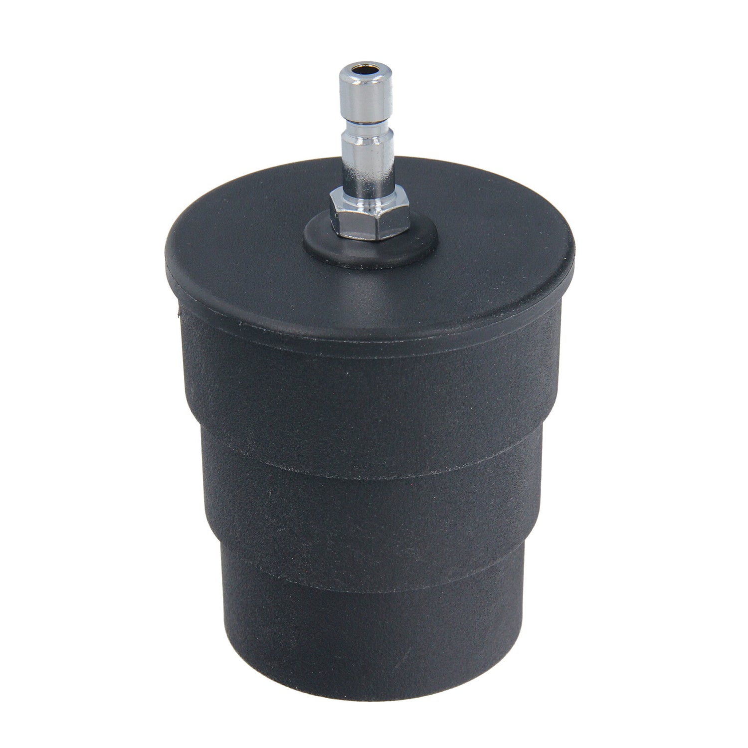 Turbo boost leak tester adapter with stepped sizes: 50mm, 55mm, and 60mm. Displays the complete adapter.