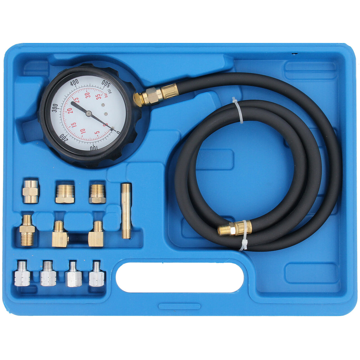 Manomètre de pression d'huile Testeur de pression d'huile Instrument de mesure d'huile Testeur de pression d'huile Appareil de test 12 pièces NOUVEAU