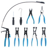 Schlauchschellenzange Kit Schlauchklemmenzange Schlauchschelle Set Zangen 11-tlg