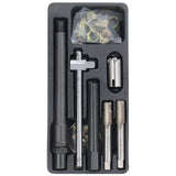 Kit di riparazione filettature candele da 25 pezzi, set di maschi M14 X 1,25