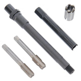 Kit di riparazione filettature candele da 25 pezzi, set di maschi M14 X 1,25