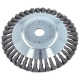 2x Profi Wildkraut Fugen Unkrautbürste Motorsense Weich und Gezopft 25,4x200mm