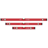 3--tlg SET Wasserwaagen 50 100 150 cm Richtwaage Messwaage Bauwaage Alu 1.2mm