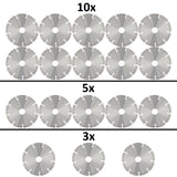 Diamanttrennscheibe Diamantscheibe für Winkelschleifer Durchmesser 125 mm - Beton Stahl