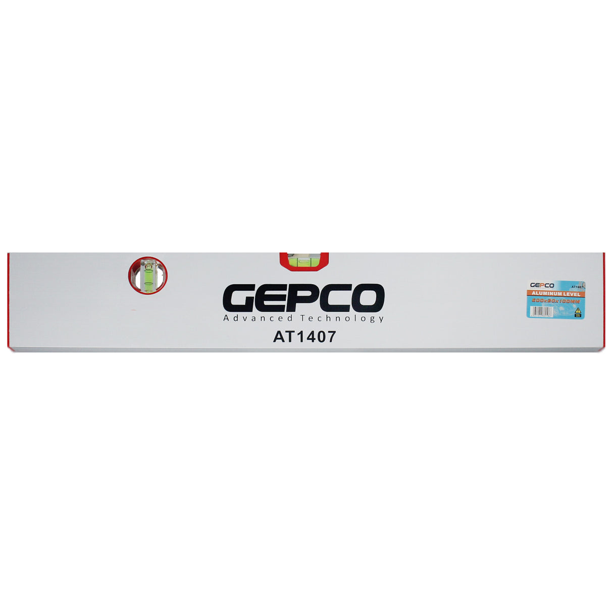 GEPCO Richtlatte 60 - 200cm Aluminium Putzlatte 2 Libellen Wasserwaage