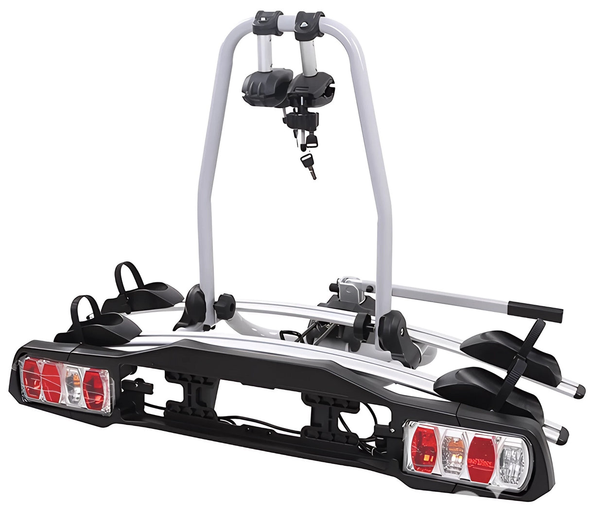 GEPCO Fahrradträger für 2 Fahrräder Heckträger Anhängerkupplung klappbar 30 kg