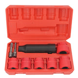 Radbolzen-Reinigungswerkzeug-Set 9-tlg. 1/2" mit M12 M13 M14 M16 M22 M28 Bürsten