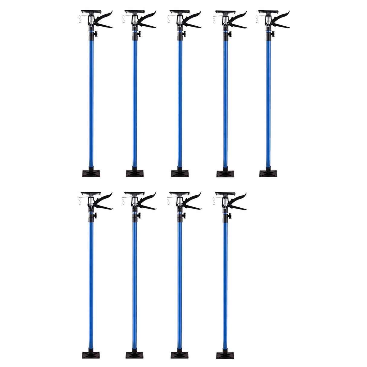 Supporto di montaggio supporto a soffitto morsetto telescopico supporto con una mano 115-290 cm fino a 30 kg