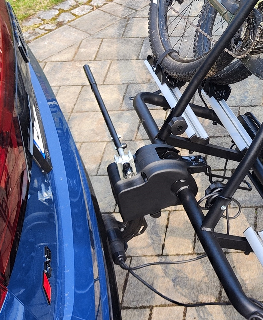 GEPCO Fahrradträger für 2 Fahrräder Heckträger Anhängerkupplung klappbar 30 kg