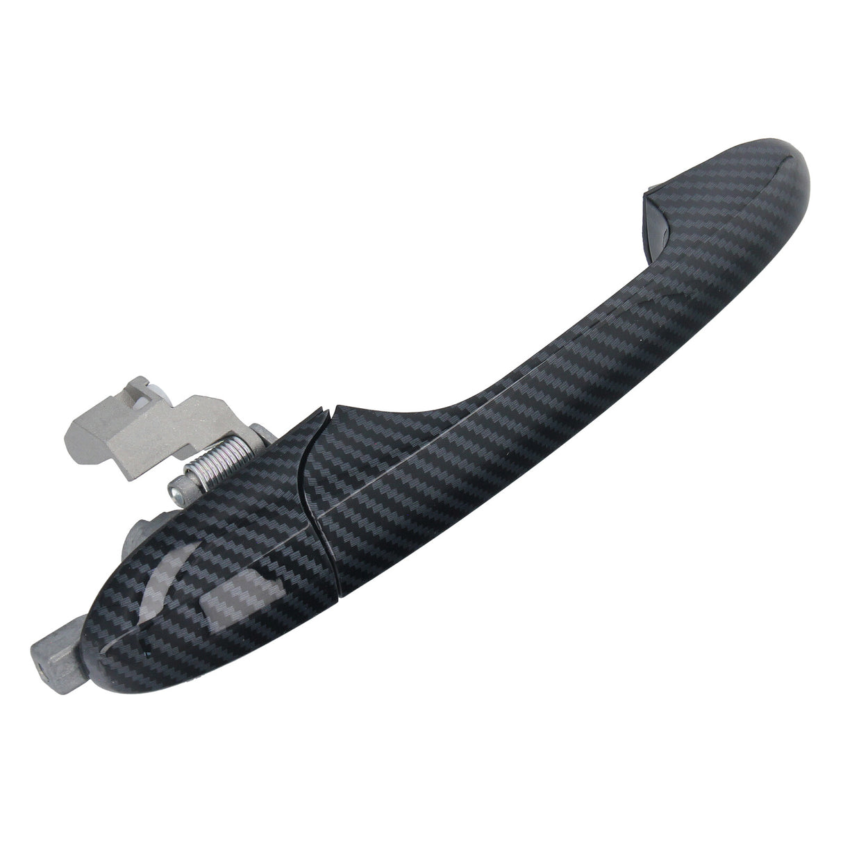 Front Right Passenger Side Exterior Door Handle - Carbon Look - Fiat 500 / 500C (2007+)