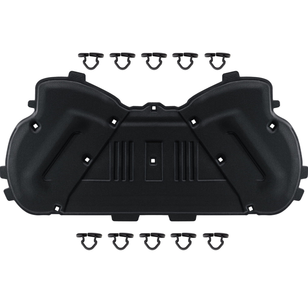 GEPCO Motorhaubendämmung Dämmmatte Motorraumdämmung mit Clips für AUDI Q5 S5 SQ5