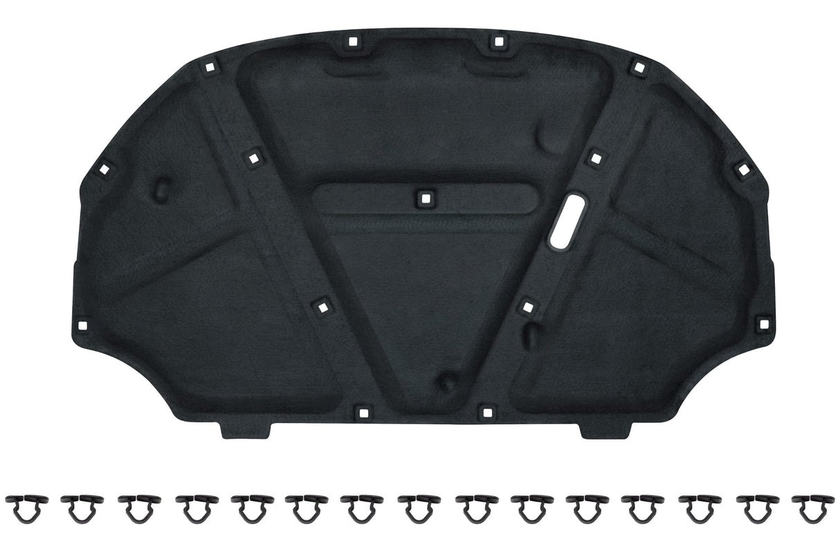 GEPCO Motorhaubendämmung Dämmmatte mit Clips für VW JETTA VI A6 MK6 2010-2018