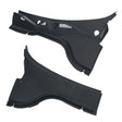 Set of left and right windshield cowl covers in black for VW Passat B6 and B7 models (2005-2015)
