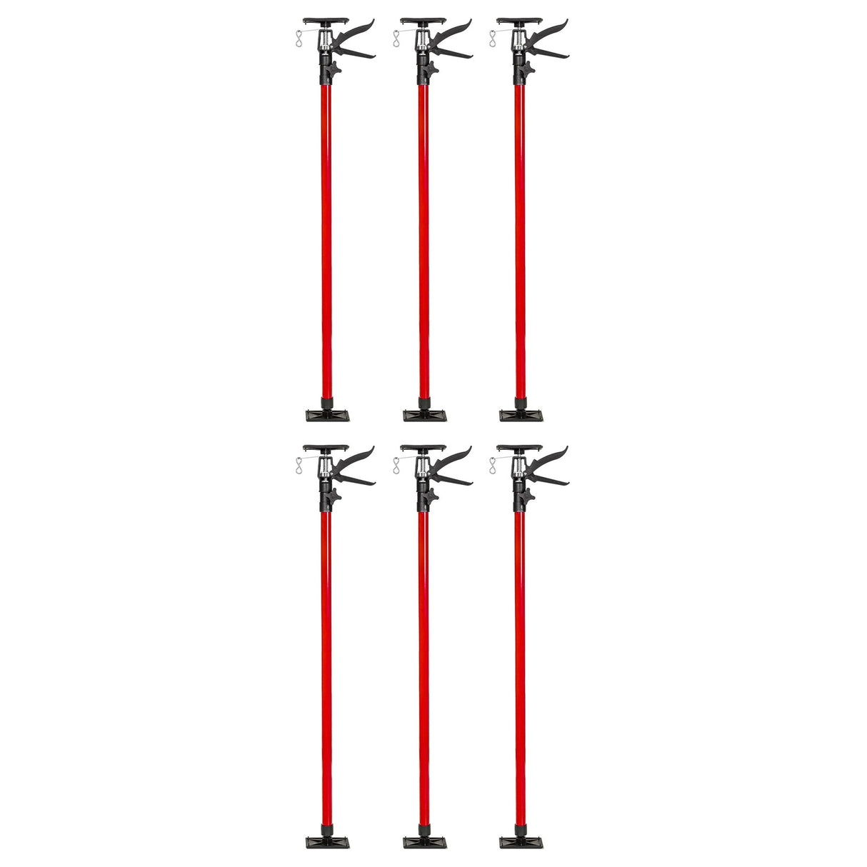 Supporto di montaggio supporto a soffitto morsetto telescopico supporto con una mano 115-290 cm fino a 30 kg