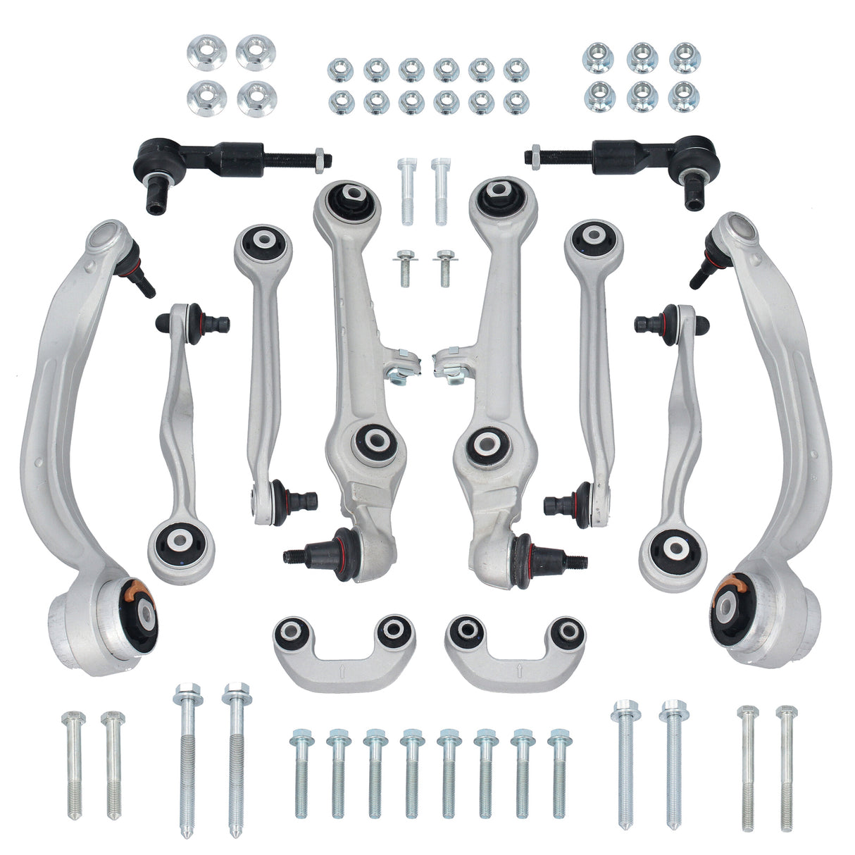 SET BRACCI DI CONTROLLO ADATTI PER AUDI A4 8D B5 A6 4B VW PASSAT 3B2 3B5 - Dimensioni cono: 21 mm