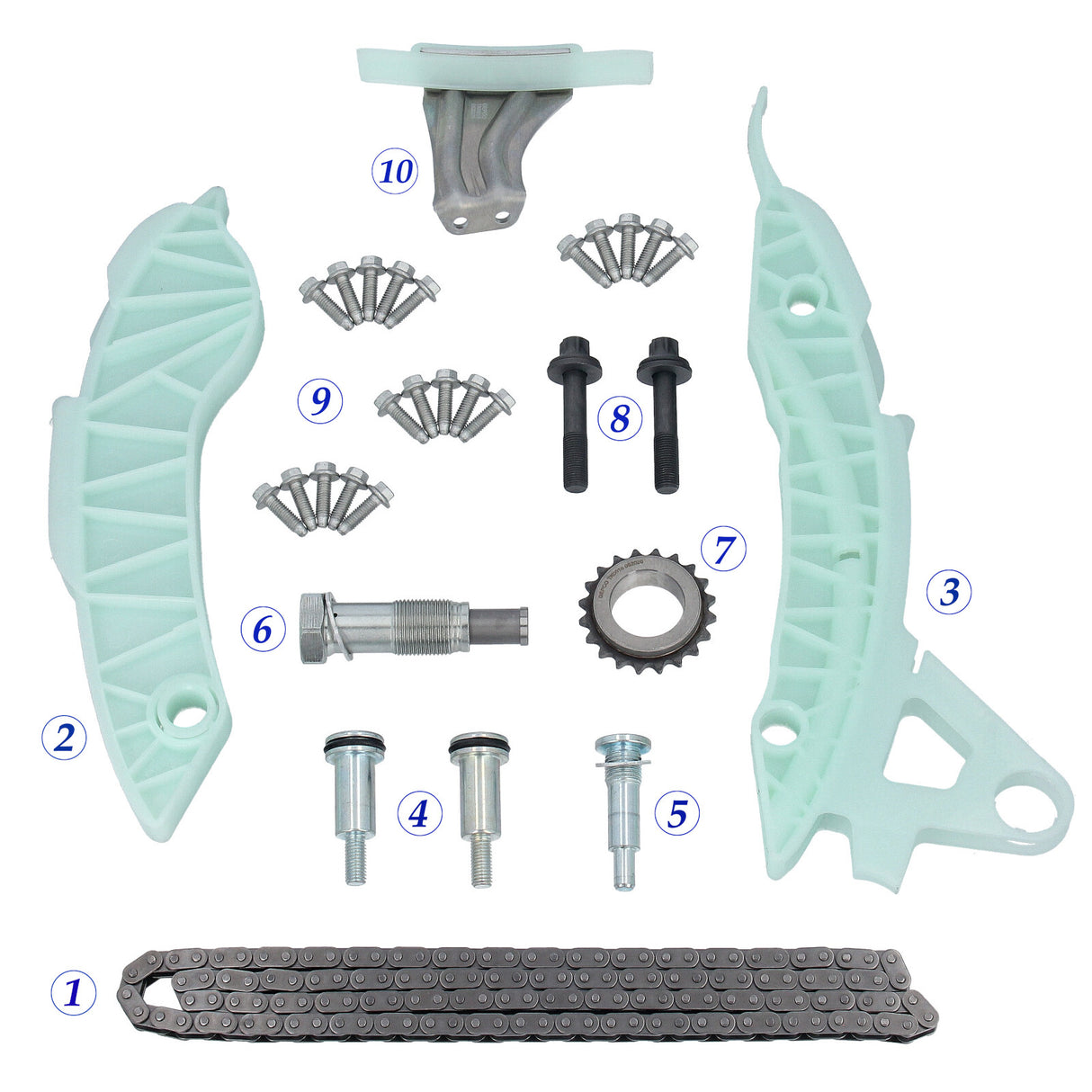 Kit catena distribuzione catena distribuzione BMW Serie 1 Serie 3 Citroen C3 C4 C5 Mini R56 Peugeot 508